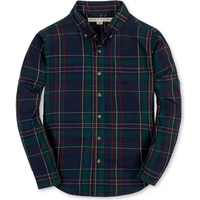 Hope & Henry Kids' Organic Long Sleeve Stretch Poplin Shirt In Multi