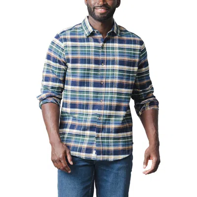 Hope & Henry Organic Flannel Button Down Shirt In Neutral
