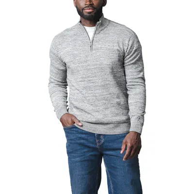Hope & Henry Organic Half Zip Pullover Sweater In Gray