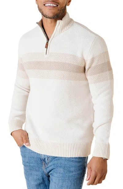 Hope & Henry Organic Half Zip Pullover Sweater In Multi