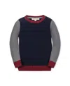 Hope & Henry Kids' Organic Long Sleeve Crewneck Pullover Sweater In Multi