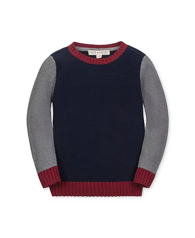 HOPE & HENRY ORGANIC LONG SLEEVE CREWNECK PULLOVER SWEATER - LITTLE KID, BIG KID