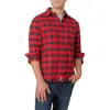 Hope & Henry Organic Long Sleeve Flannel Button Down Shirt In Multi