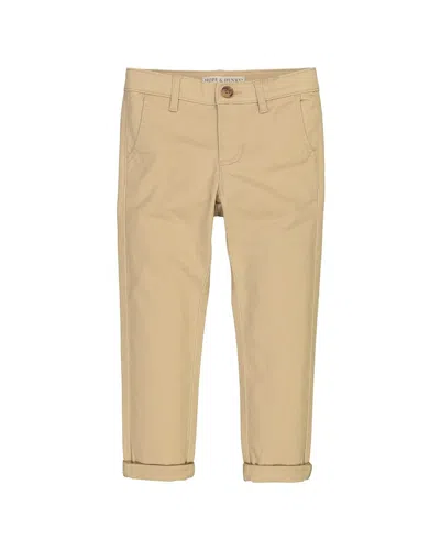Hope & Henry Organic Skinny Stretch Chino In Neutral