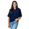 Hope & Henry Organic Spread Collar Sweater In Navy Cardigan Stitch
