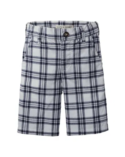 Hope & Henry Plaid Short In Multi