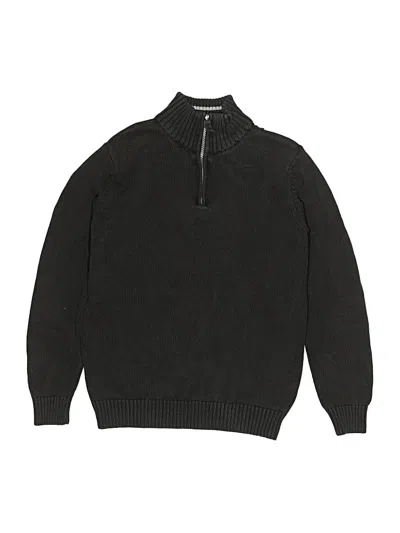 Pre-owned Hope & Henry Kids' Pullover Sweater In Black