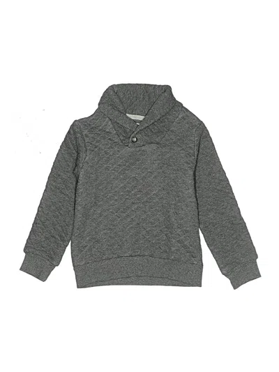Pre-owned Hope & Henry Kids' Pullover Sweater In Gray