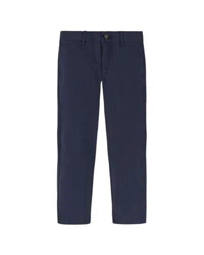 Hope & Henry Seersucker Pant In Blue
