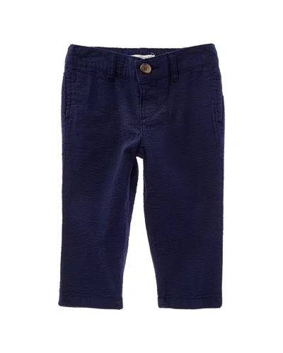 Hope & Henry Kids'  Seersucker Suit Pant In Blue