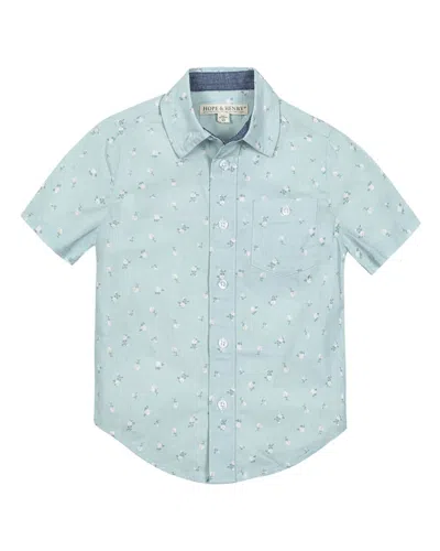 Hope & Henry Kids'  Shirt In Blue