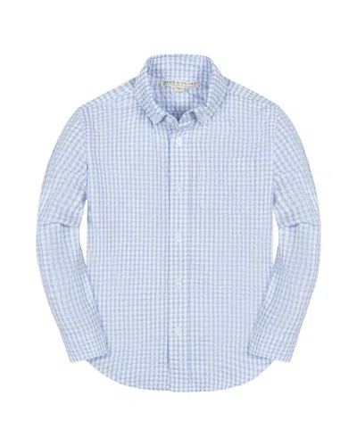 Hope & Henry Kids'  Button Shirt In Green