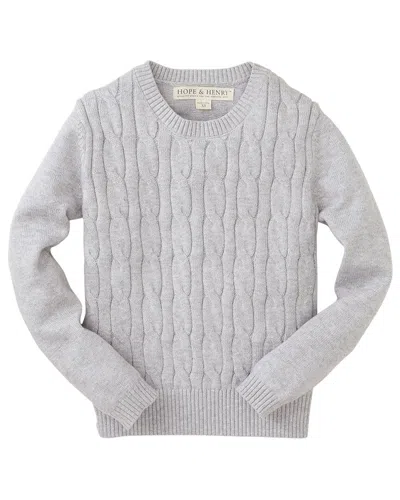 Hope & Henry Sweater In Gray