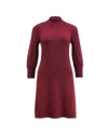 Hope & Henry Sweaterdress In Red