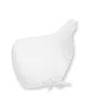 Hope & Henry Unisex Brimmed Linen Bonnet - Baby