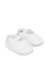 Hope & Henry Unisex Linen Button Strap Soft Shoe - Baby