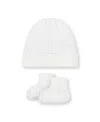 Hope & Henry Unisex Organic Sweater Beanie And Bootie 2-piece Set - Baby