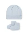 Hope & Henry Unisex Organic Sweater Beanie And Bootie 2-piece Set - Baby