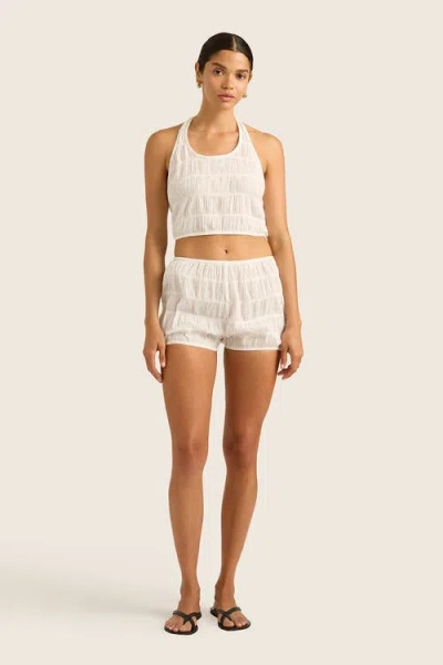 Hope And May Bebi Cotton Bloomer Short In Chalk