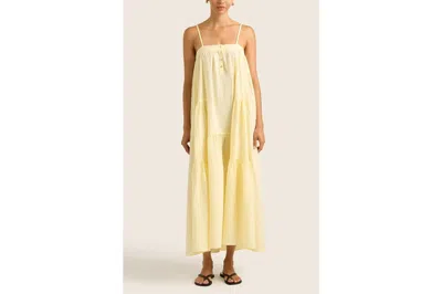 Hope And May Women's Nia Cotton Linen Maxi Dress