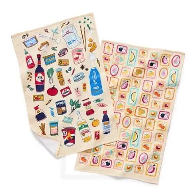 Hope & Wonder Kitchen Twl Set Of 2 In Multi