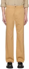 Hope Beige Keep Trousers In Beige Chino Twill