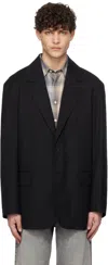 Hope Black Tricky Blazer In Soft Black