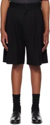 Hope Black Uniform Shorts In Soft Black
