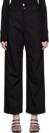 Hope Black Vol Trousers In Black Twill