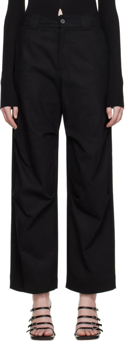 Hope Black Vol Trousers In Black Twill