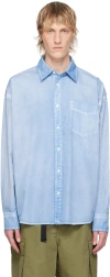 Hope Blue Room Shirt In Aqua Blue