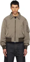 Hope Brown Camp Bomber Jacket In Brown