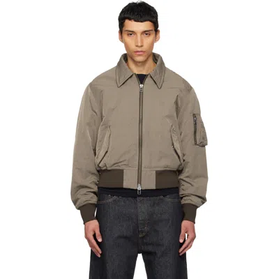 Hope Brown Camp Pilot Jacket In Green
