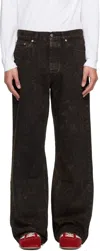 Hope Brown Loose-fit Criss Jeans In Multi