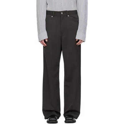 Hope Brown Loose-fit Stellar Trousers In Black
