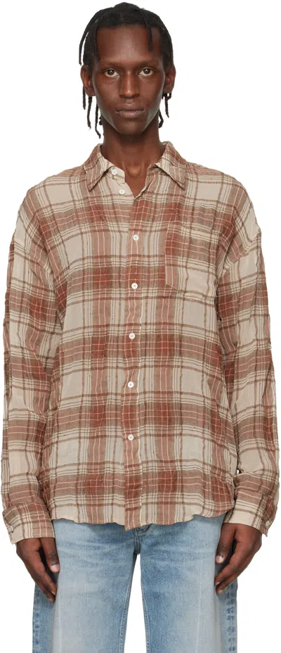 Hope Brown Wide-fit Shirt