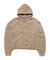 Hope Bubble Zip Hoodie In Brown