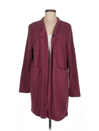 Pre-owned Hope Continues Cardigan Sweater In Burgundy