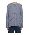Hope Blue Flame Long Sleeve T-shirt In Blue
