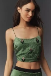 Hope For Flowers By Tracy Reese Beaded Cami In Green