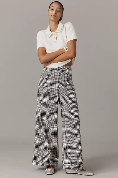Hope For Flowers By Tracy Reese Cuffed Printed Pants In Black