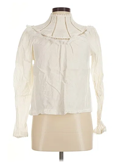 Pre-owned Hope For Flowers By Tracy Reese Long Sleeve Blouse In Ivory