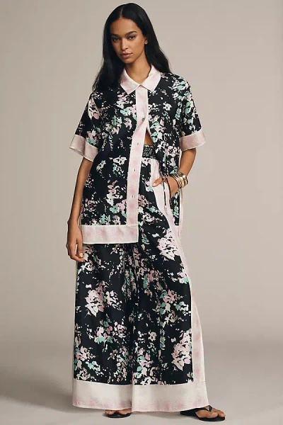 Hope For Flowers By Tracy Reese Pull-on Printed Wide-leg Pants In Multicolor