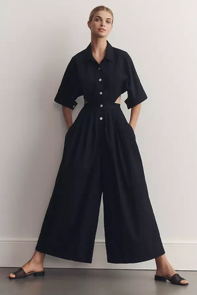 Hope For Flowers By Tracy Reese Shirtwaist Jumpsuit In Black