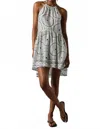Hope For Flowers Hi-low Dress In White/black In Multi