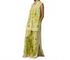 Hope For Flowers Pajama Shirt In Lemon Poppy Scarf In Yellow