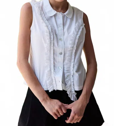 Hope For Flowers Peter Pan Blouse In White