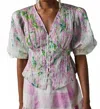 Hope For Flowers Soft Corset Blouse In Lilac Labernum