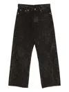Hope For Men Criss Belt-loop Jeans In Black