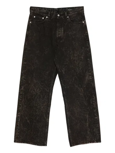 Hope For Men Criss Belt-loop Jeans In Black